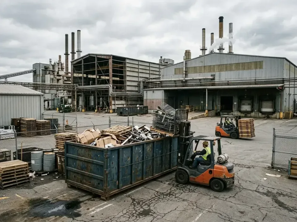 industrial-factory-scrap-conta-003 — frequently asked questions, Cheap Roll-off Dumpster Rentals in Clearfield, PA